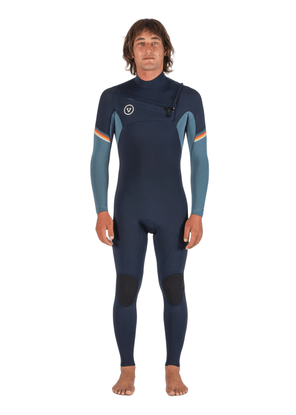 Vissla 7 Seas Raditude 3/2mm Chest Zip Fullsuit DKN-Dark Navy M