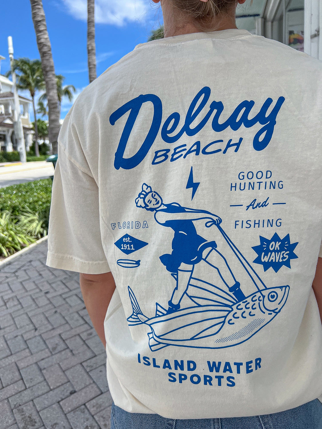 IWS Delray Flyer SS Tee Ivory XXL