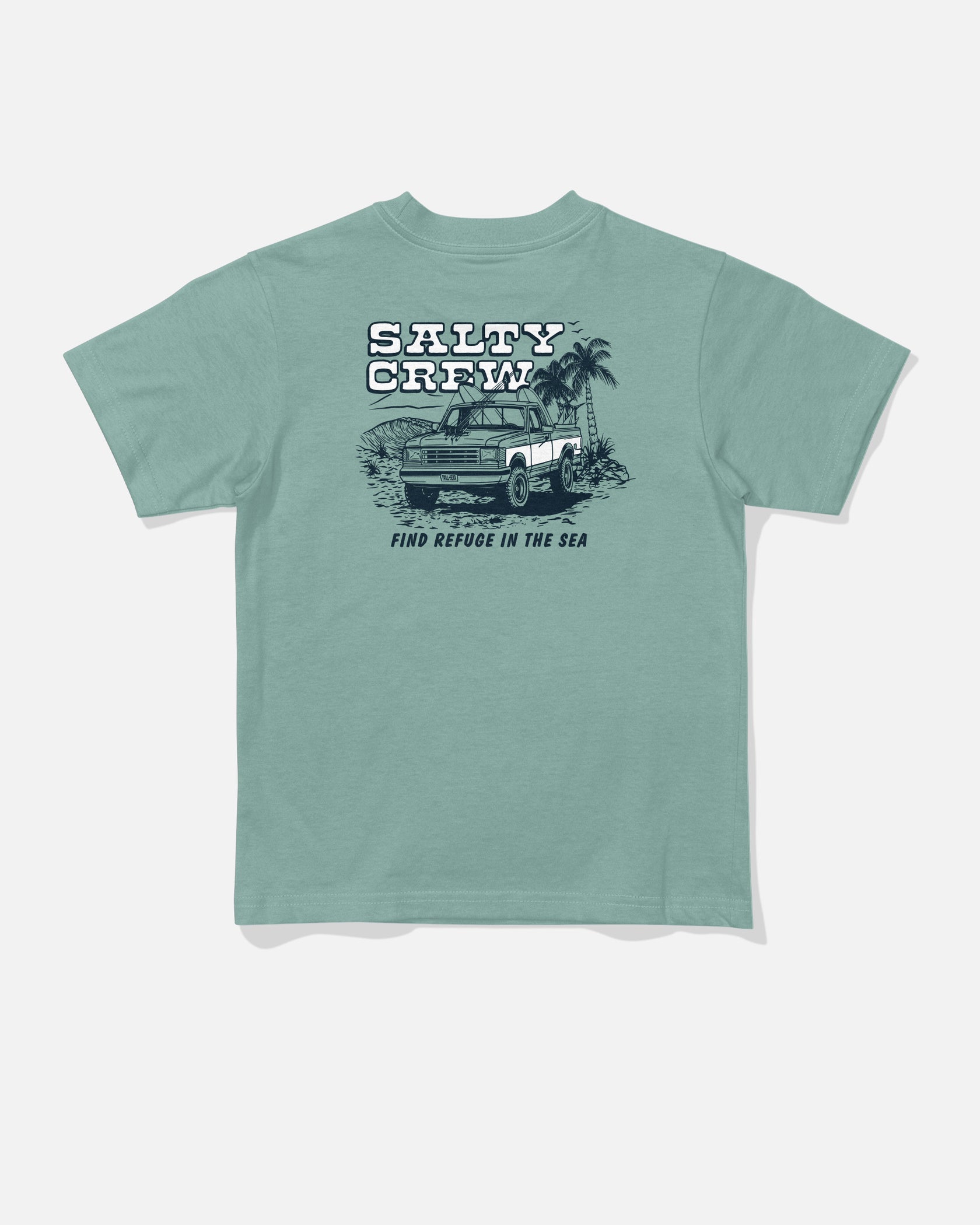 SALTY CREW SMALL BITE HOOD SUNSHIRT OFF WHITE M