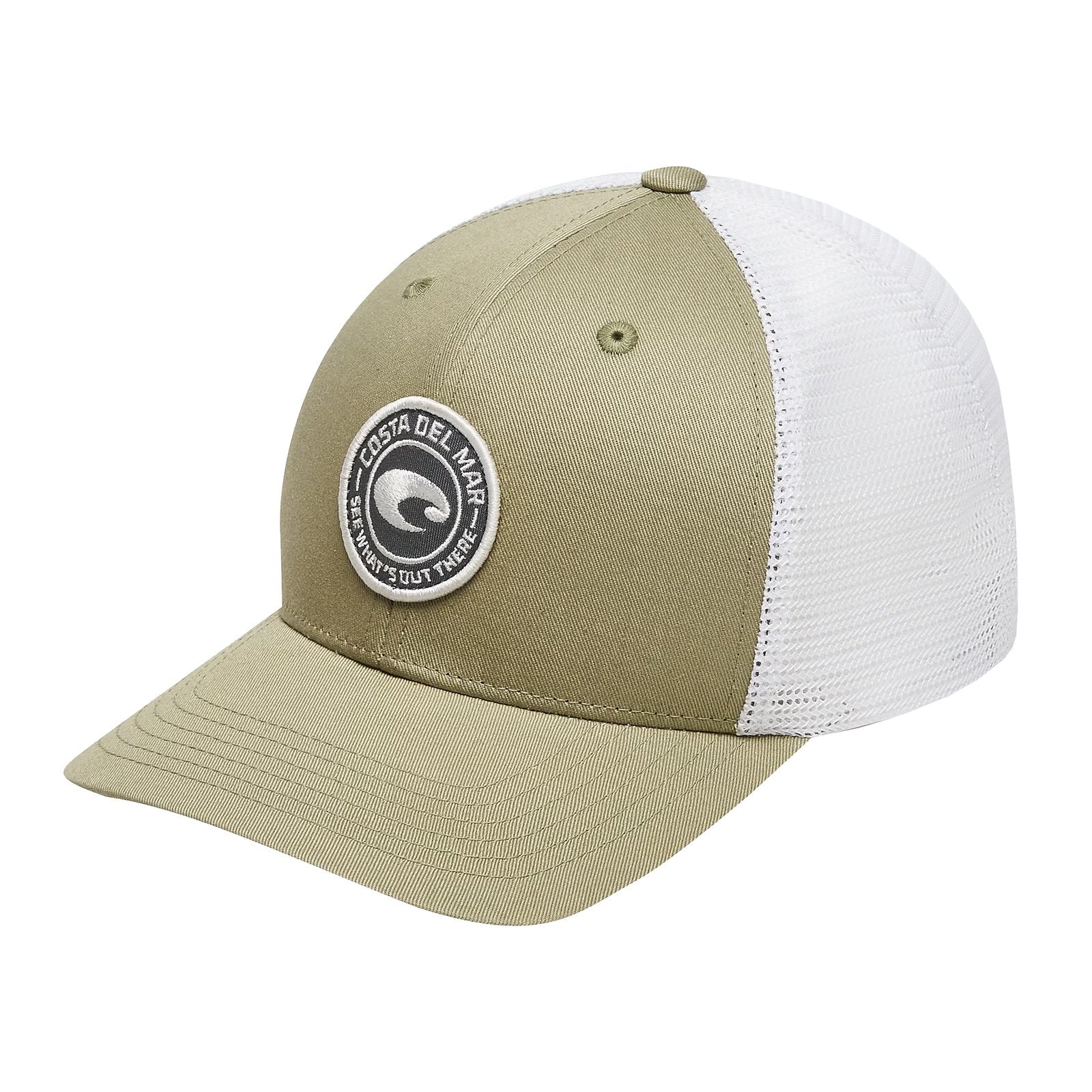 Costa Del Mar Medallion Trucker Hat Moss