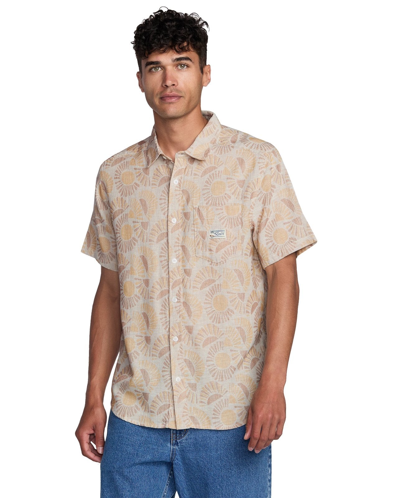 RVCA EXOTICA II SS NAT-NATURAL XL