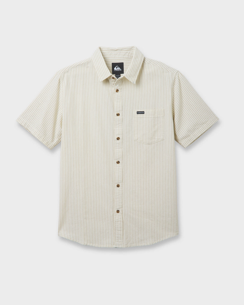 Quiksilver Oxford Stripe Classic SS MST-MOONSTRUCK XL
