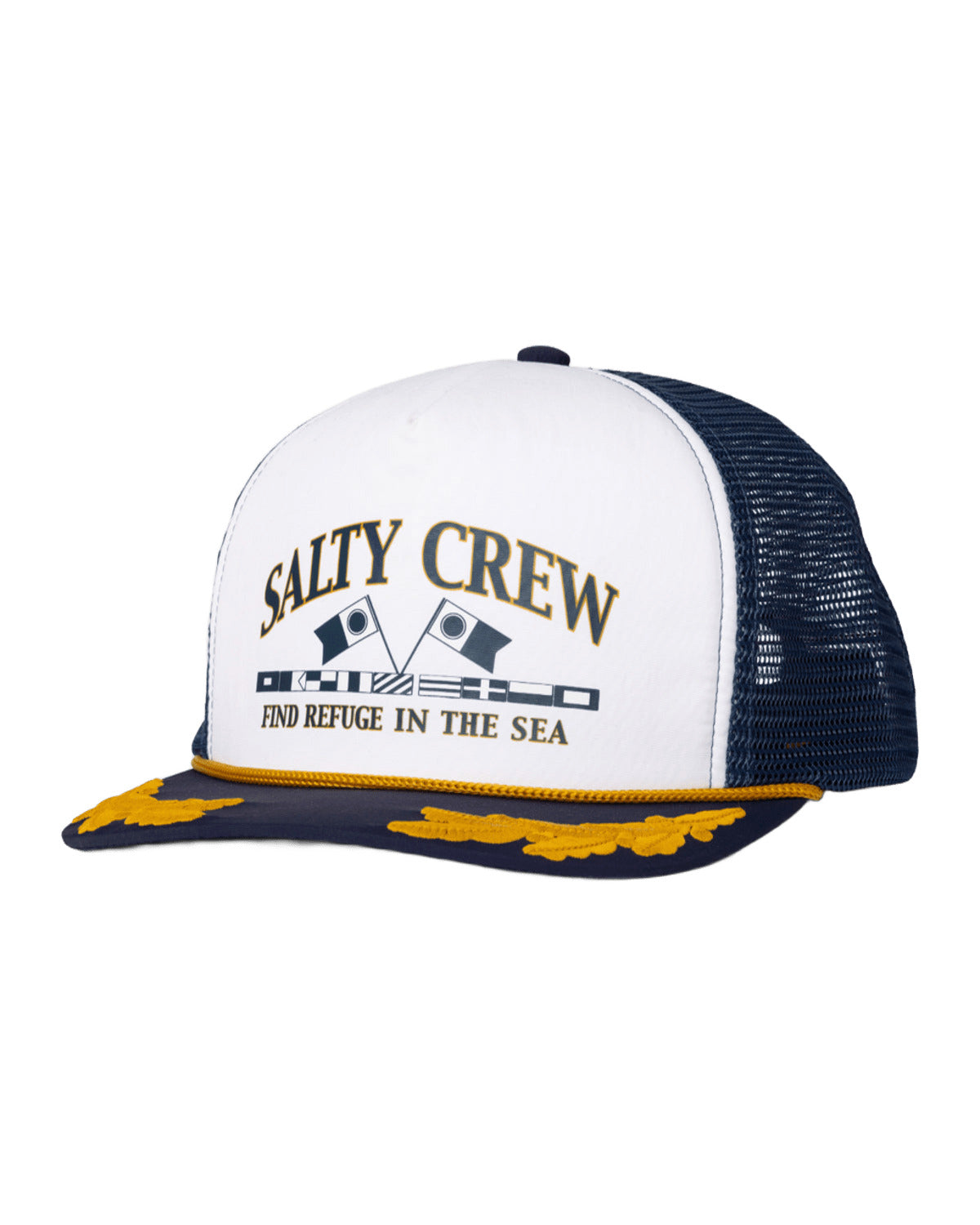 SALTY CREW YACHT CLUB TRUCKER Midnight Navy 1Sz