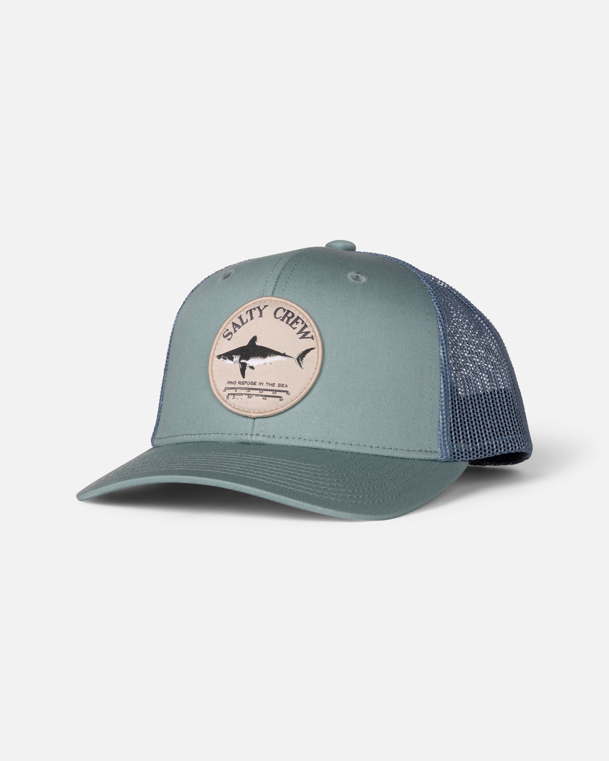 Salty Crew Bruce Trucker Hat Marine/Slate OS
