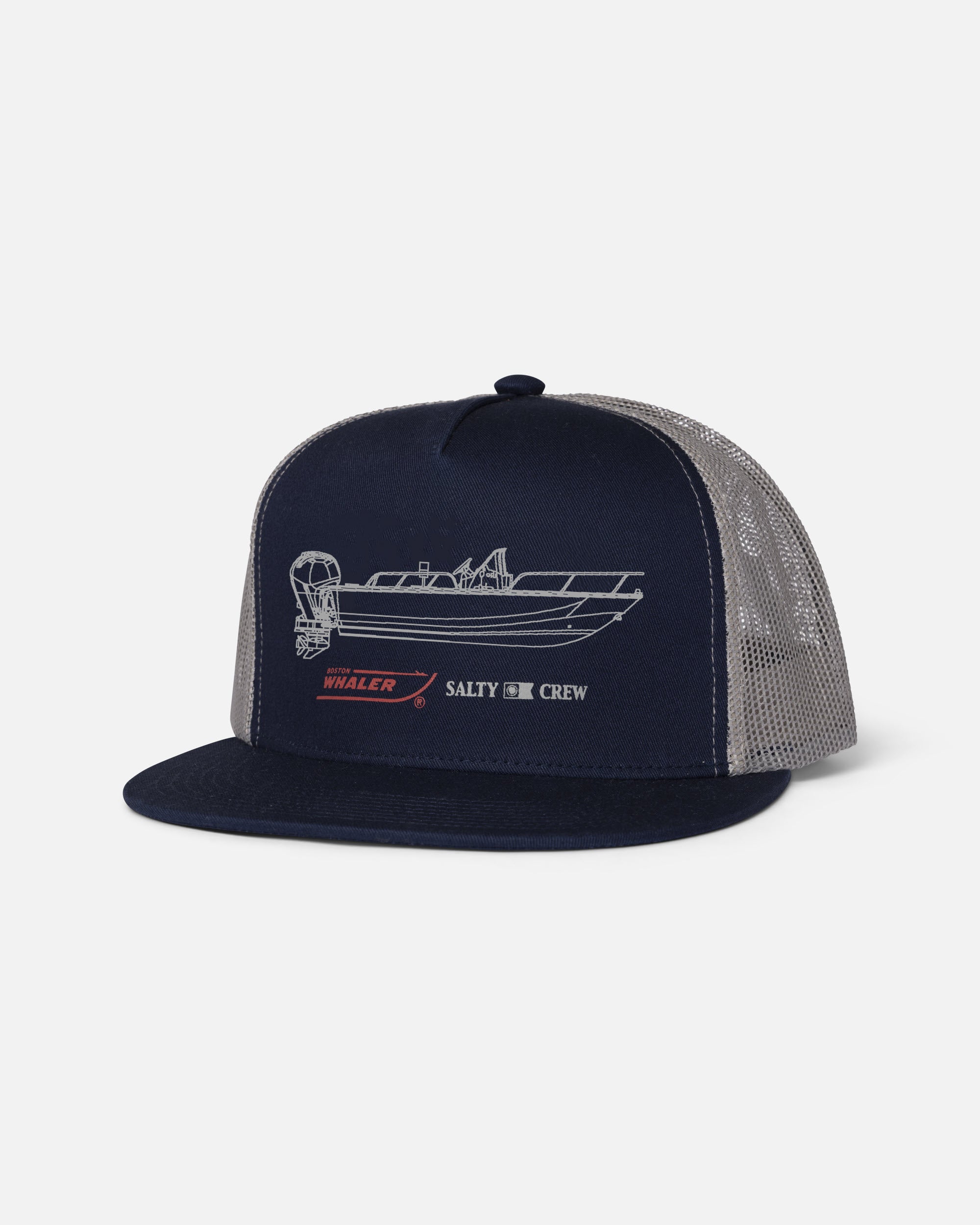 Salty Crew Whaler Trucker Hat Navy OS