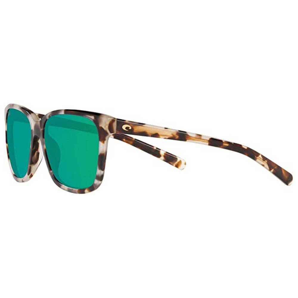 Costa Del Mar May Sunglasses Shiny-Tiger-Cowrie Green Mirror 580G