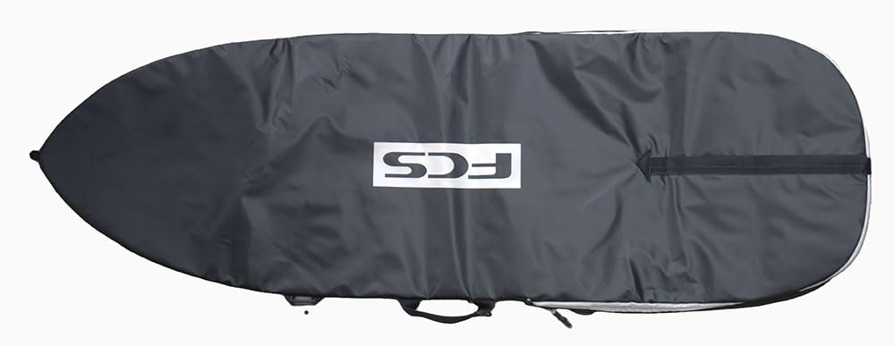 FCS Day Fun Board Cover Black-Warm Grey 7ft6in