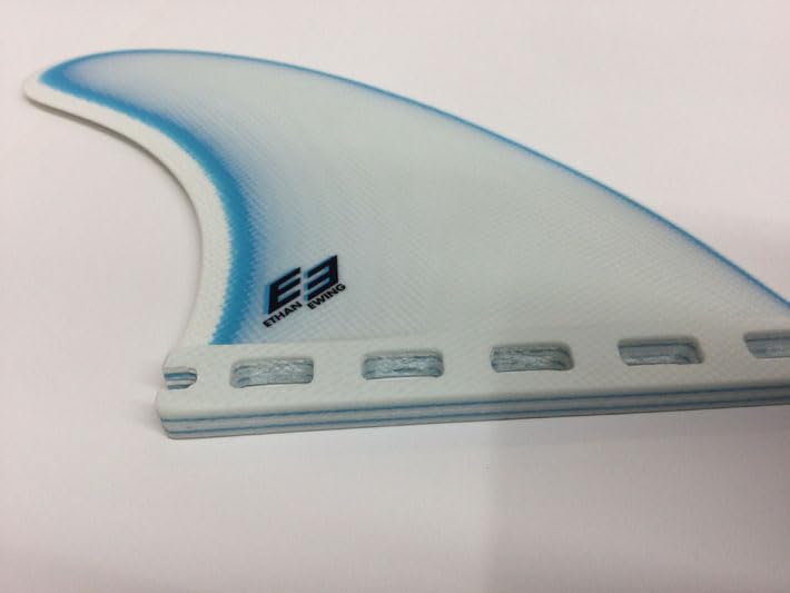 Futures Fins Ethan Ewing Control Series Thruster Fin Set White-Blue M