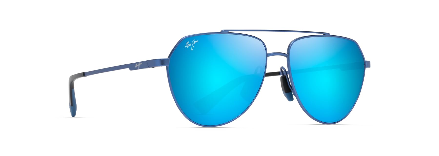 Maui Jim WaiWai Polarized Sunglasses MatteTransBlue BlueHawaii