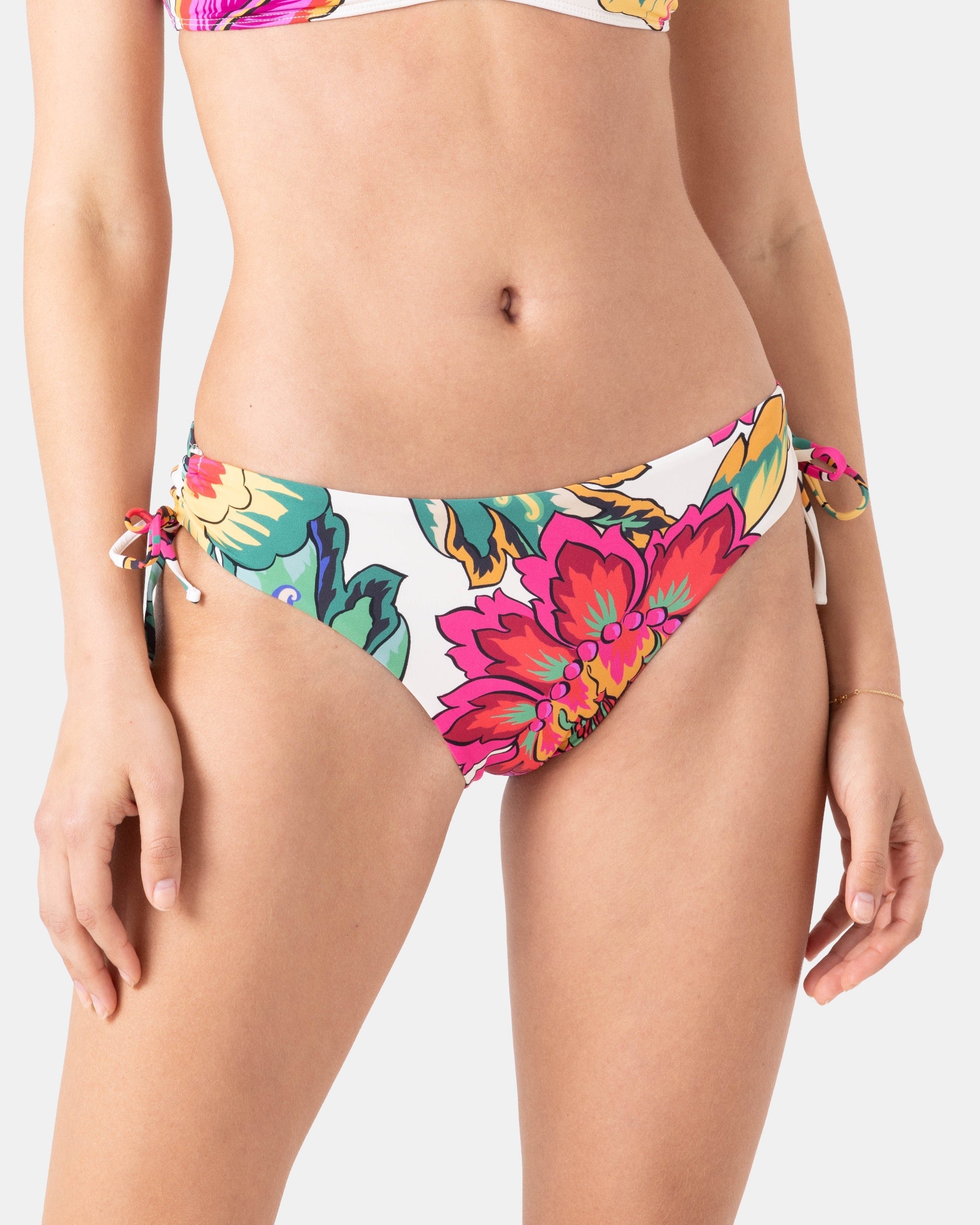 ROXY BEACH BLOSSOM LACE SIDE FOM-FLORAL MULTI S