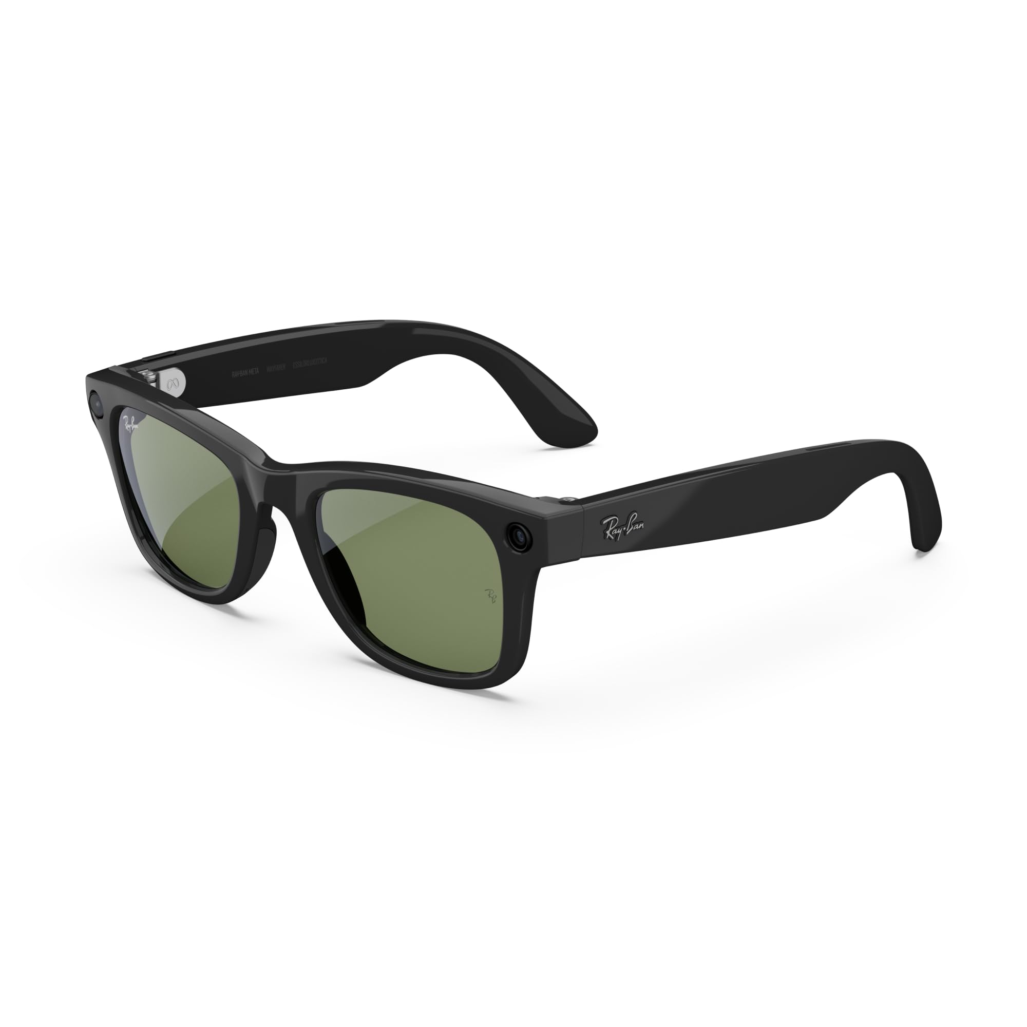 Ray-Ban Wayfarer Meta Smart Sunglasses ShinnyBlack G-15 Green