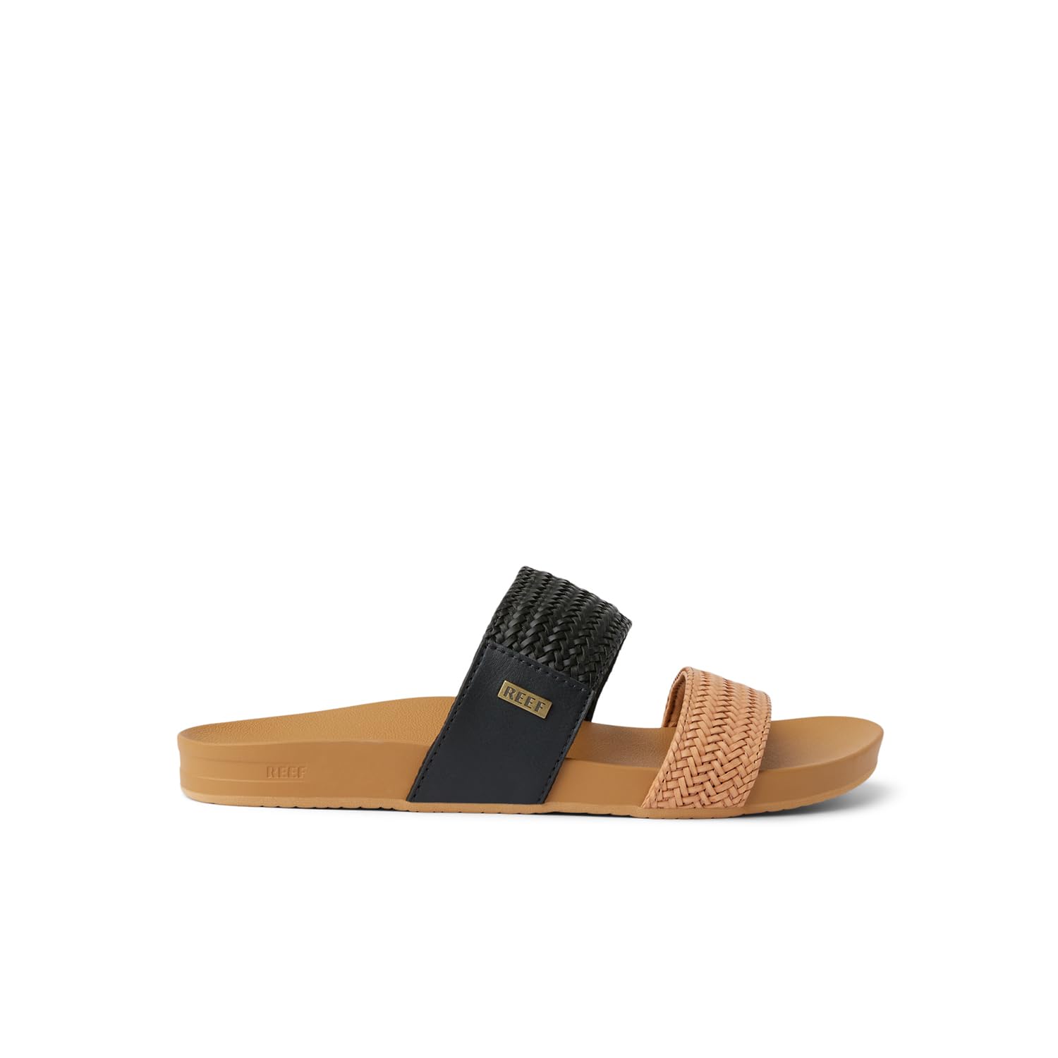 Reef Vista Braid 2 Womens Sandal Black-Tan Braid 6