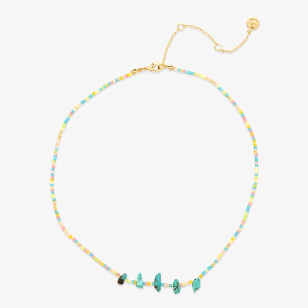 Pura Vida Solana Seed Bead Choker GOLD