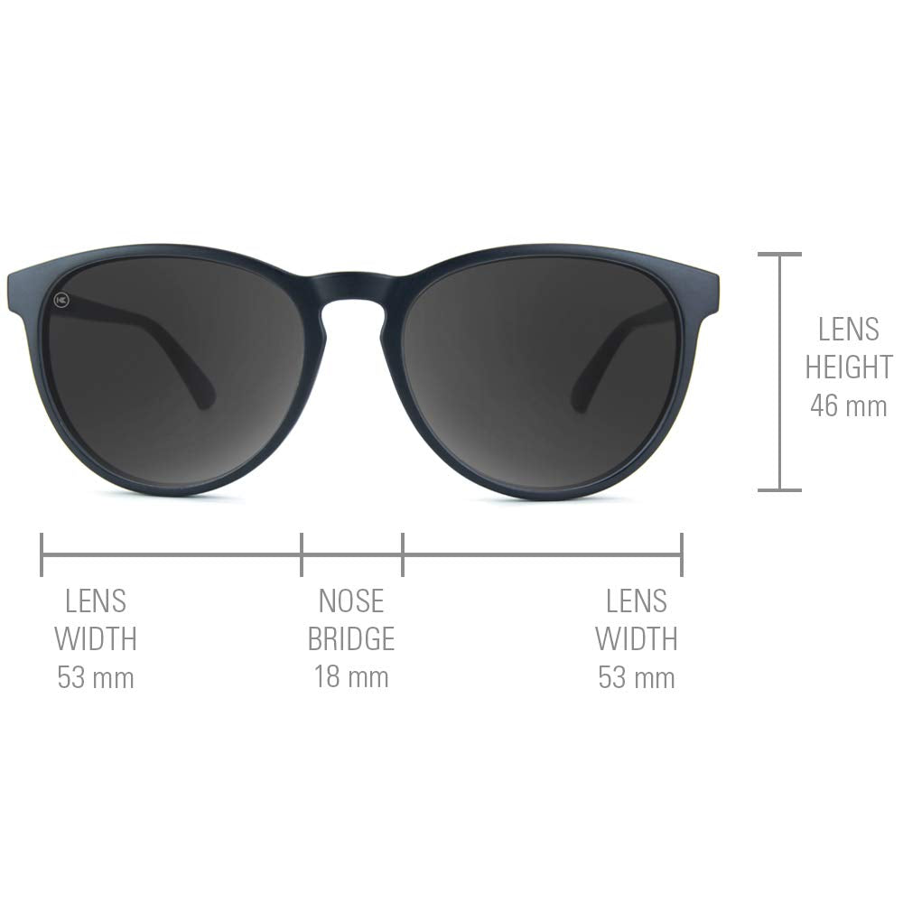Knockaround Mai Tais Polarized Sunglasses BlackonBlack