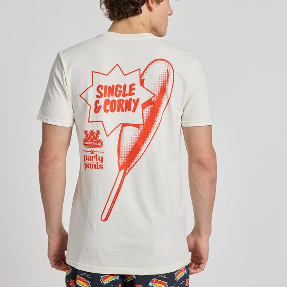 Party Pants SINGLE AND CORNY SS TEE VNWT S