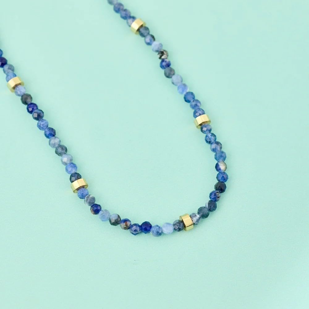 Pura Vida Surfrider Fdn Sea Stone Beaded Choker Gold OS