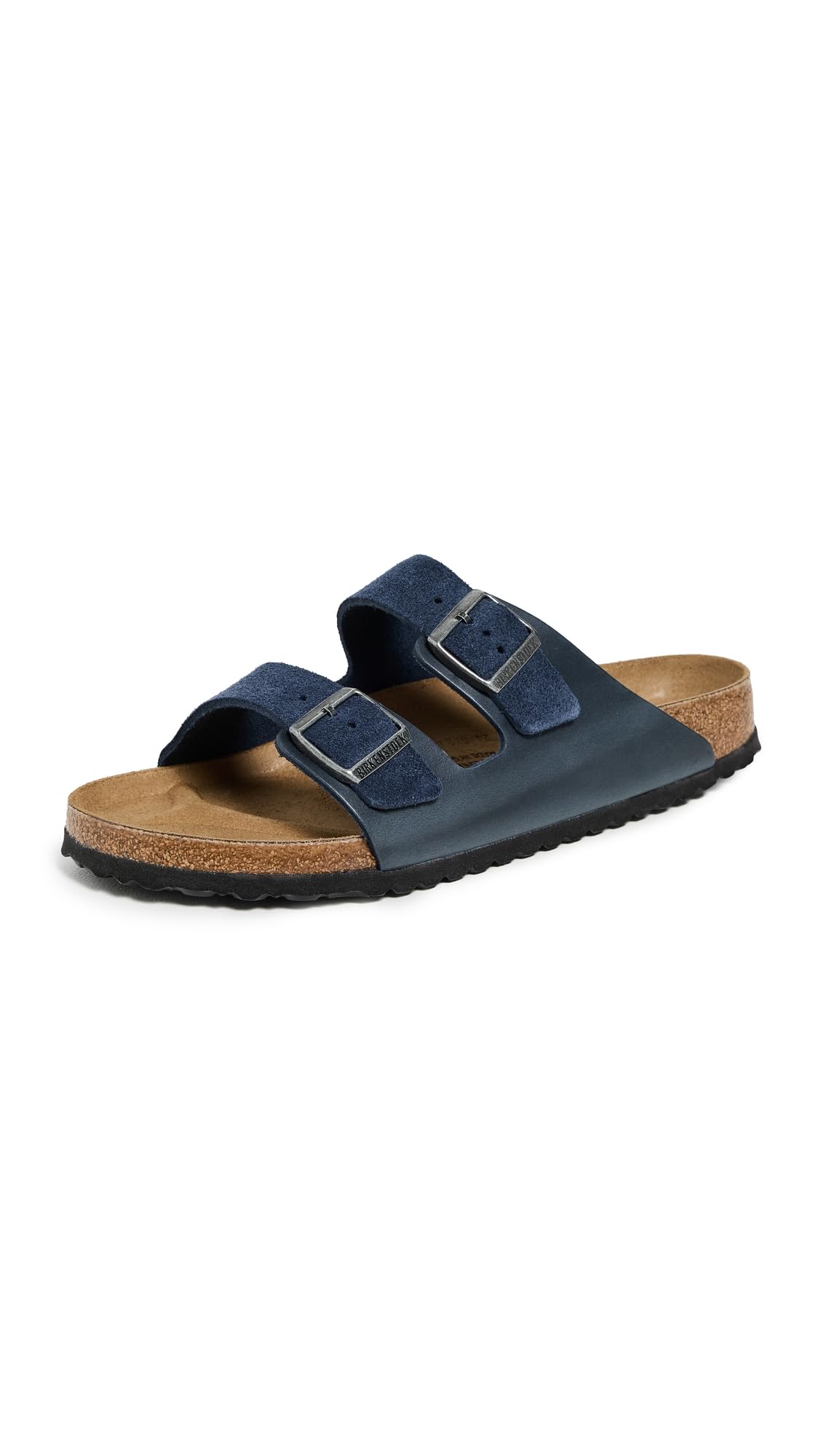 Birkenstock Arizona Mens Sandal Suede-Oiled Leather-New Navy 13