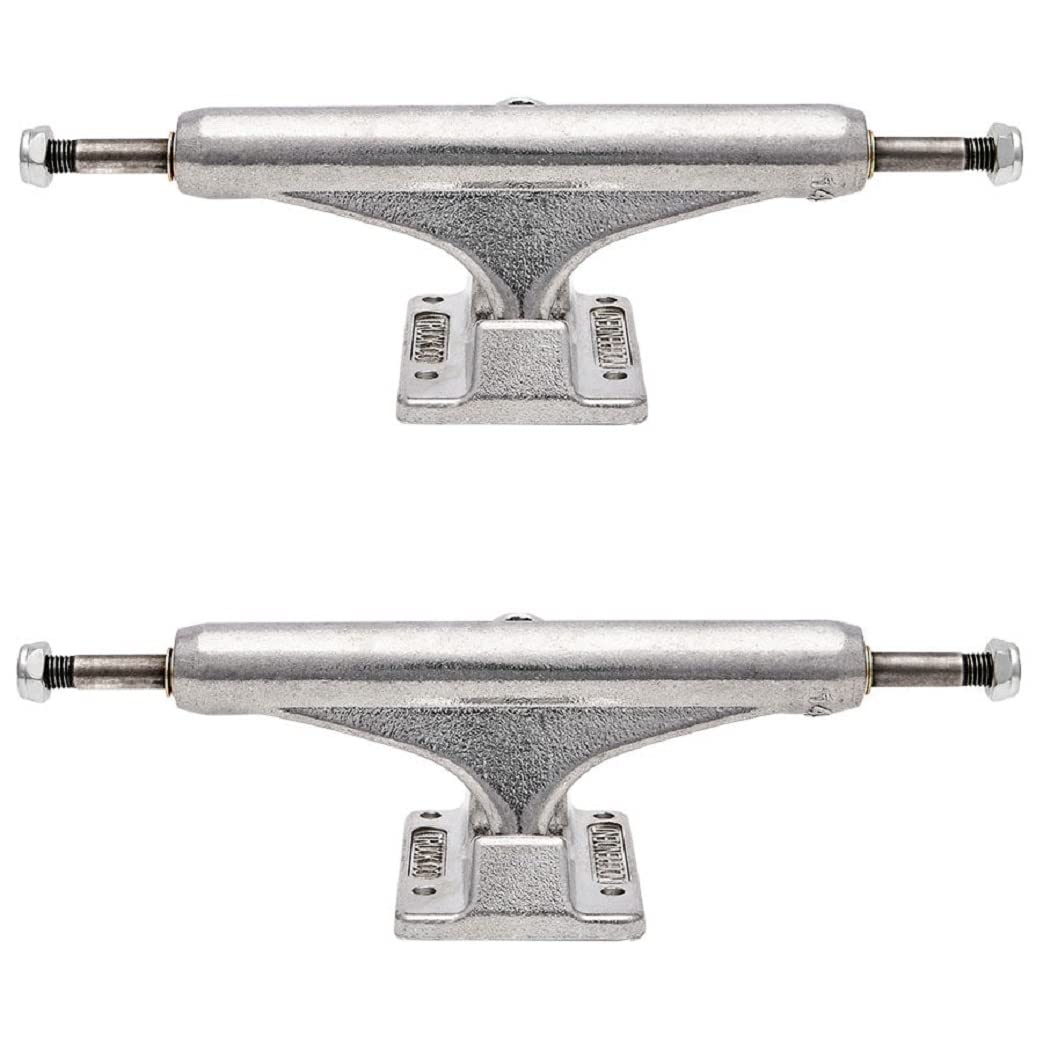 Independent Polished Mid Inverted Kingpin Trucks Silver 129