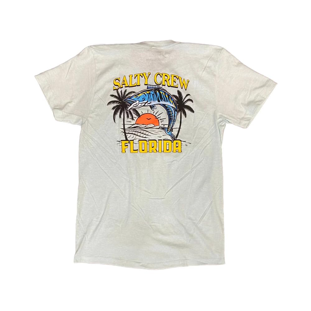 Salty Crew Florida Wahoo SS Tee TopazHeather L