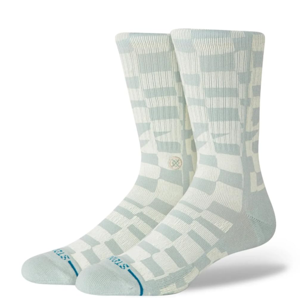 STANCE WAVE CHECK CREW PAB-PALEBLUE L