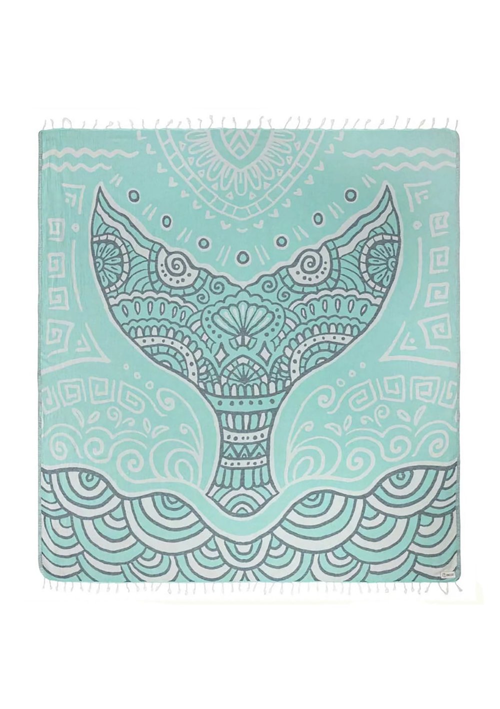 Sand Cloud Turkish Beach Towel Fernando FloridaTeal XLarge