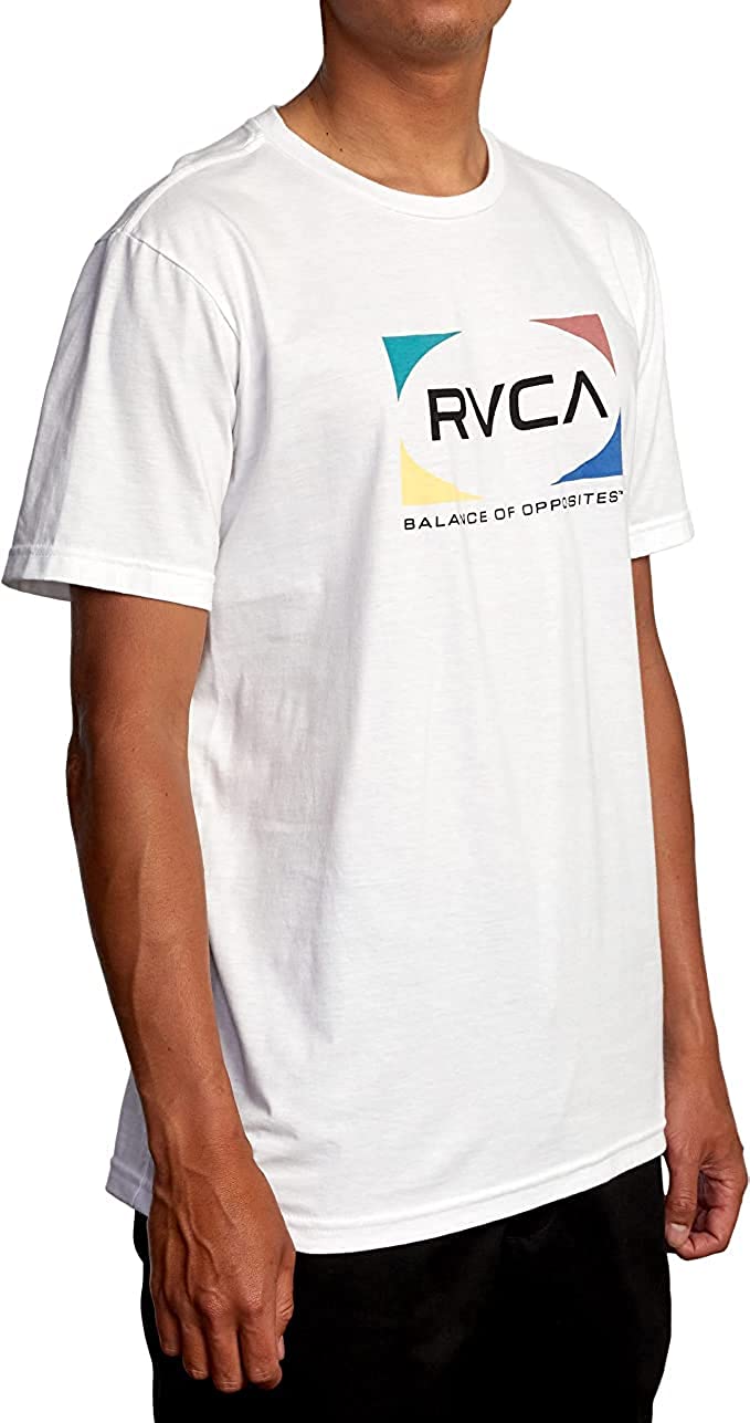 RVCA Quad SS Tee WHT L