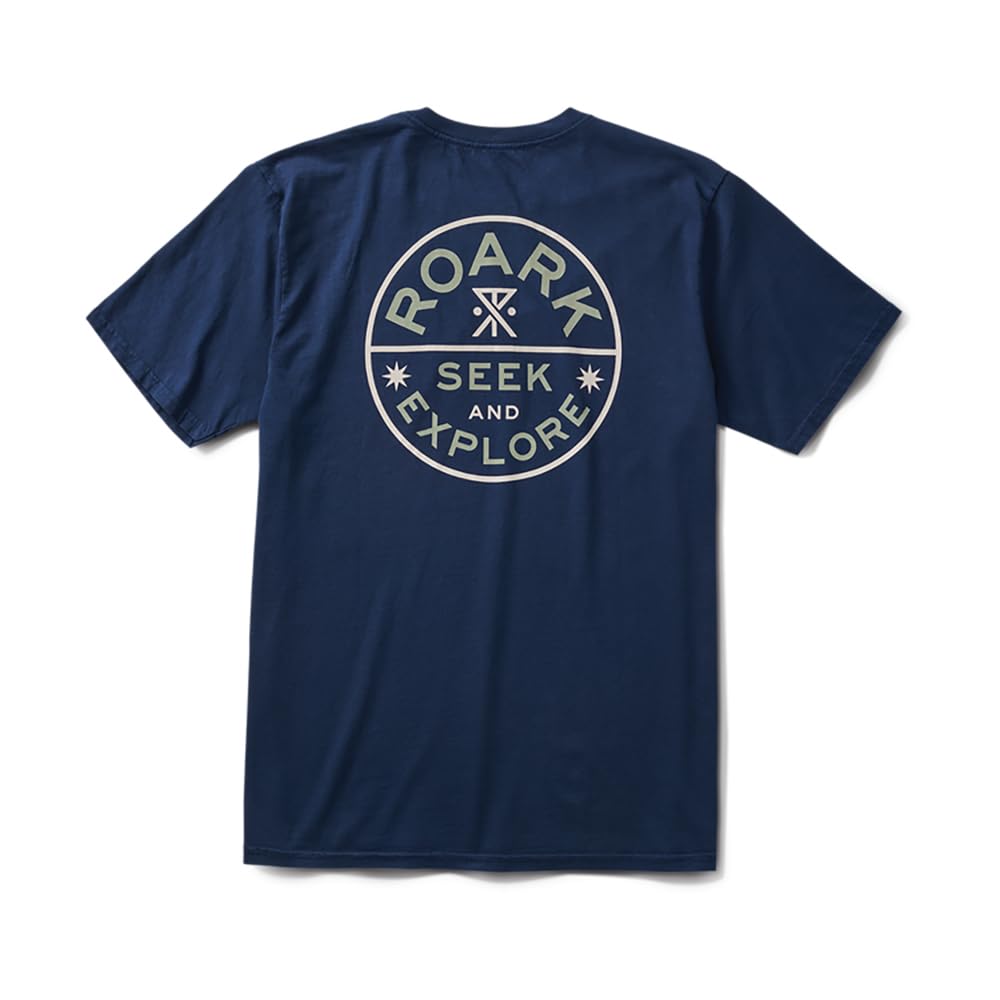 Roark Seek & Explore Signet SS Tee NVY XXXL