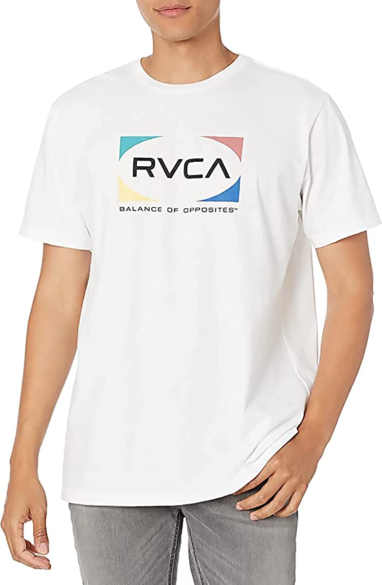 RVCA Quad SS Tee WHT L