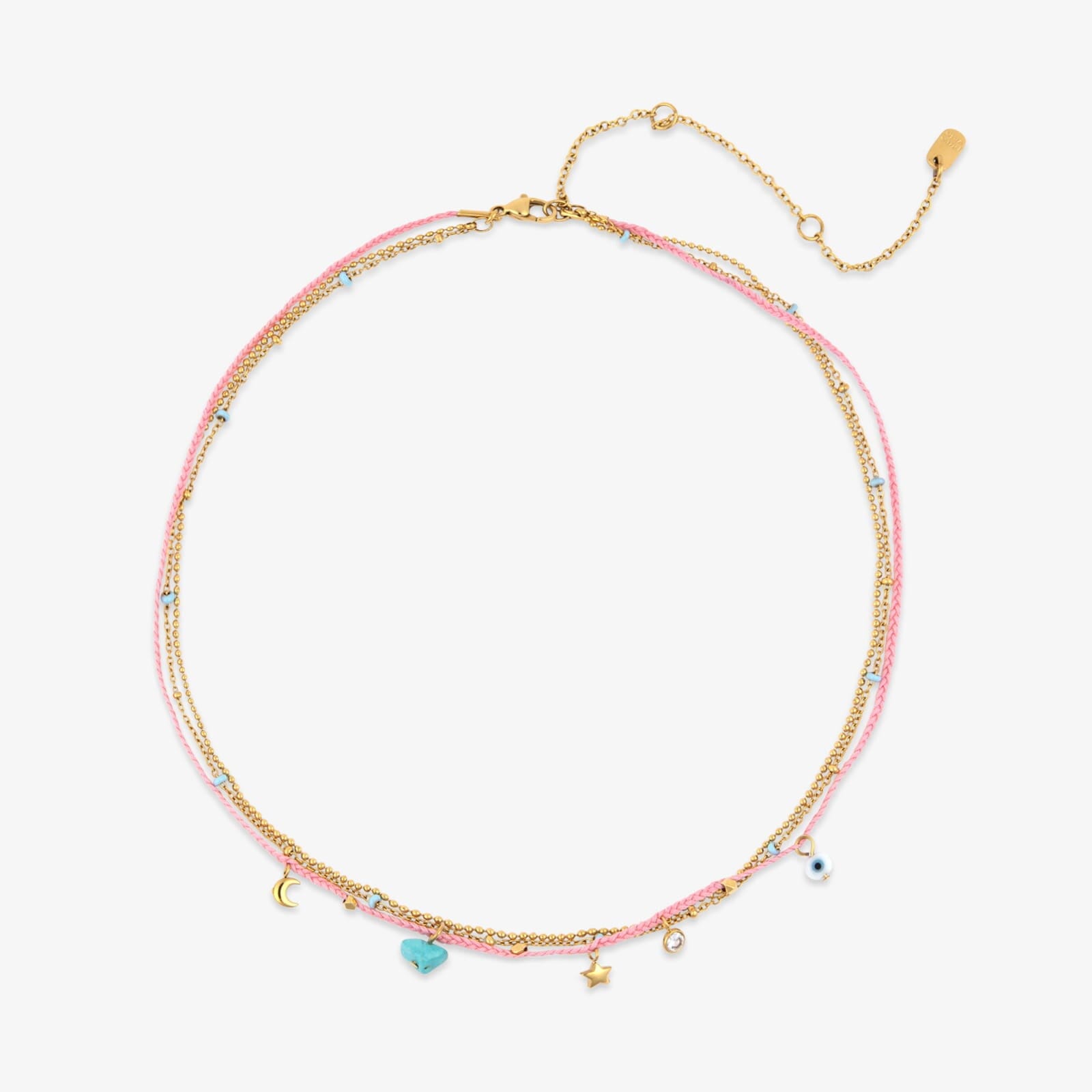 Pura Vida Tidal Pendant Necklace GOLD