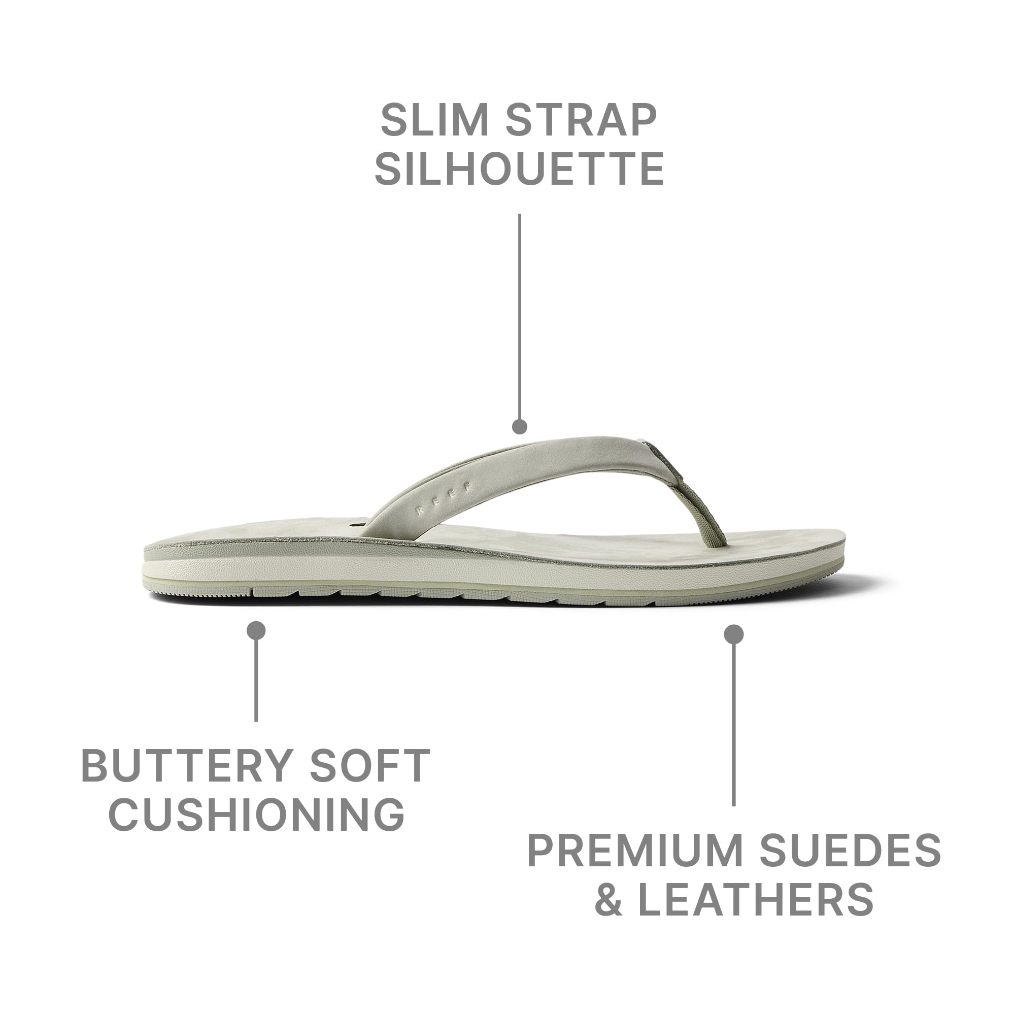 Reef Ojai Classic Slim Womens Sandal Sage 10