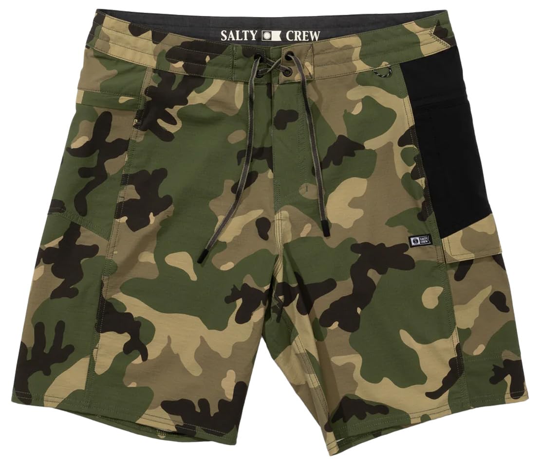 SALTY CREW FLAGSHIP BOATSHORT CAMO 44