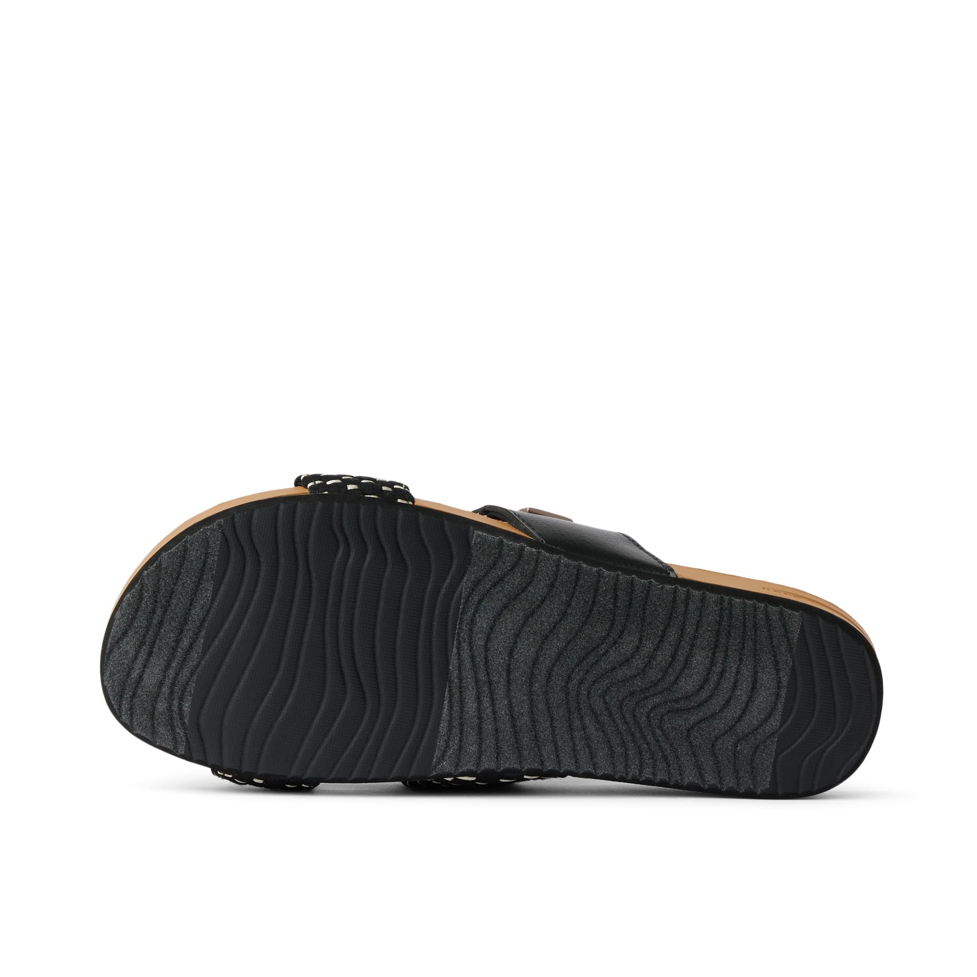 Reef Cushion Vista Womens Sandal Black Textile 9