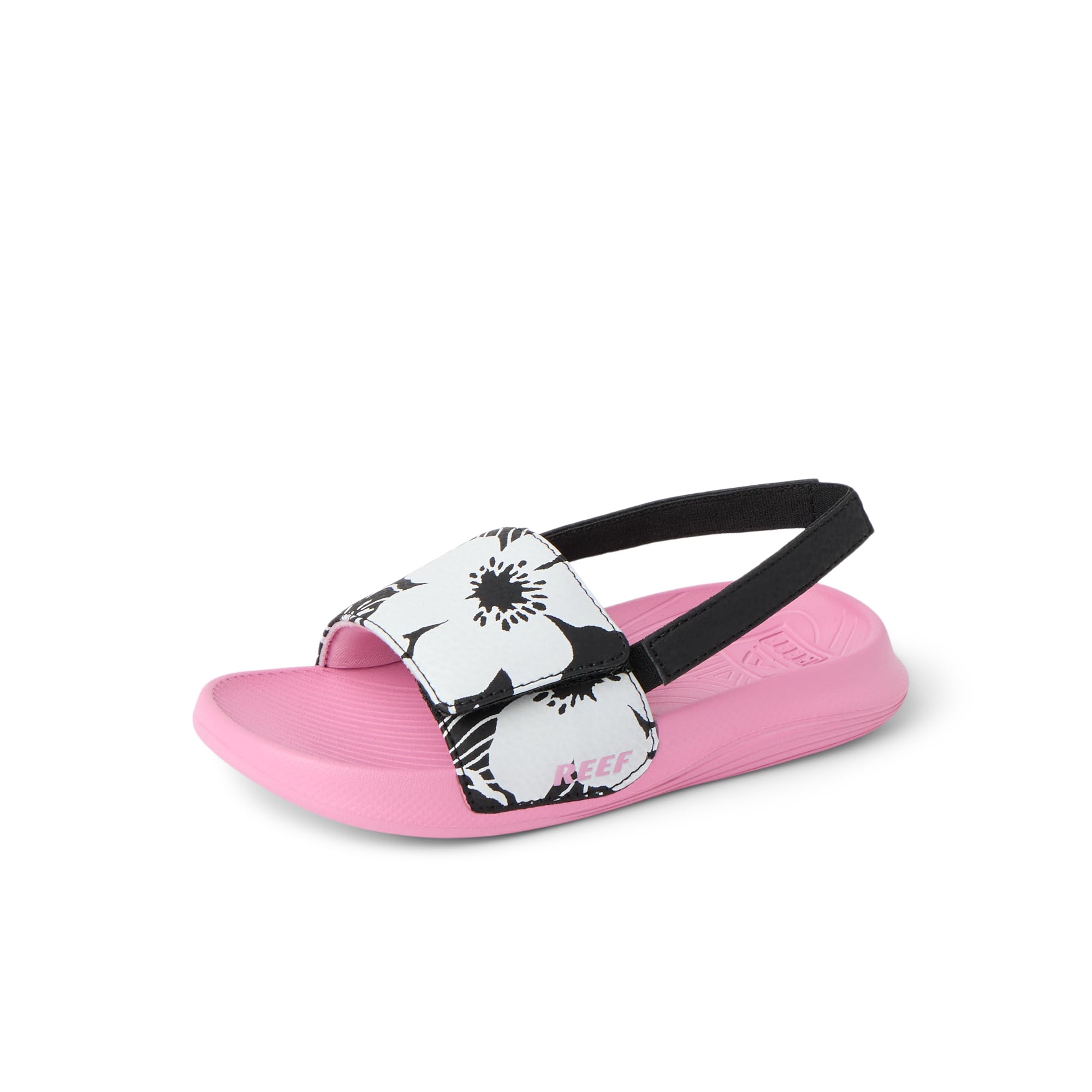 Reef Little Salty Girls Slide Black-Pink 3 C