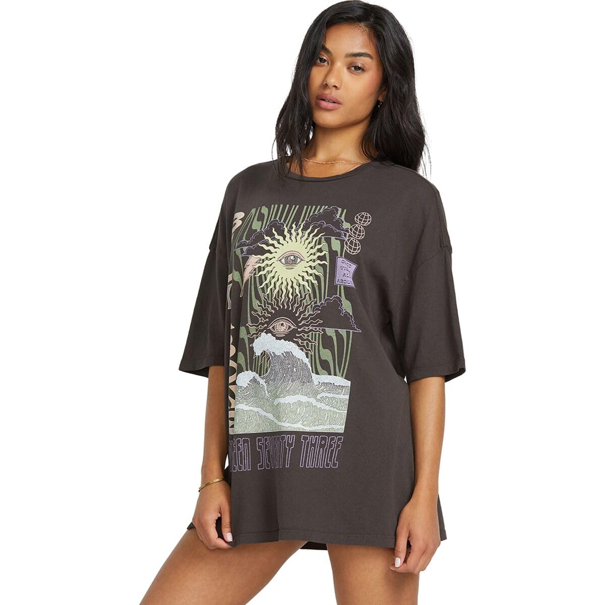 BILLABONG SWELL TRIP SS TEE OFB-OFF WHITE / BROWN S