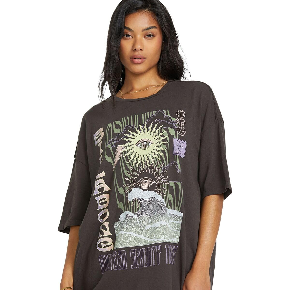 BILLABONG SWELL TRIP SS TEE OFB-OFF WHITE / BROWN S