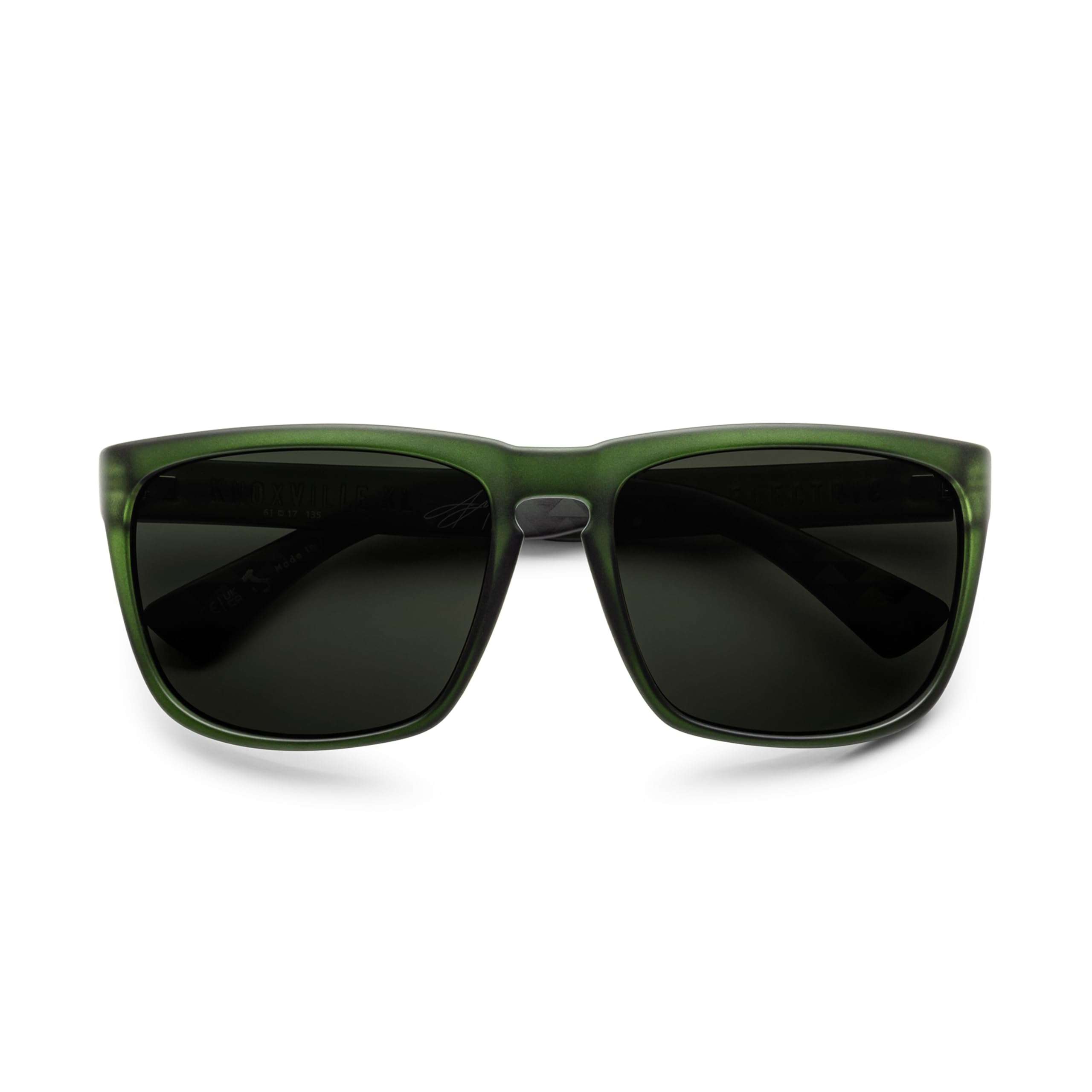 Electric Knoxville Polarized Sunglasses JMBritishRacingGreen Grey Square