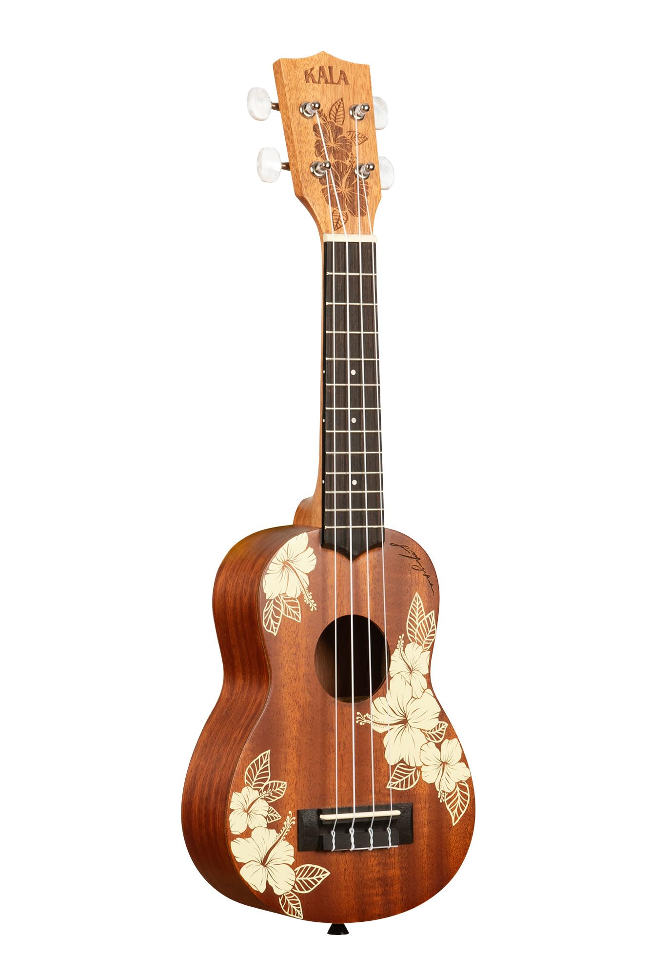 Kala Soprano Ukulele Mahogany Hibiscus