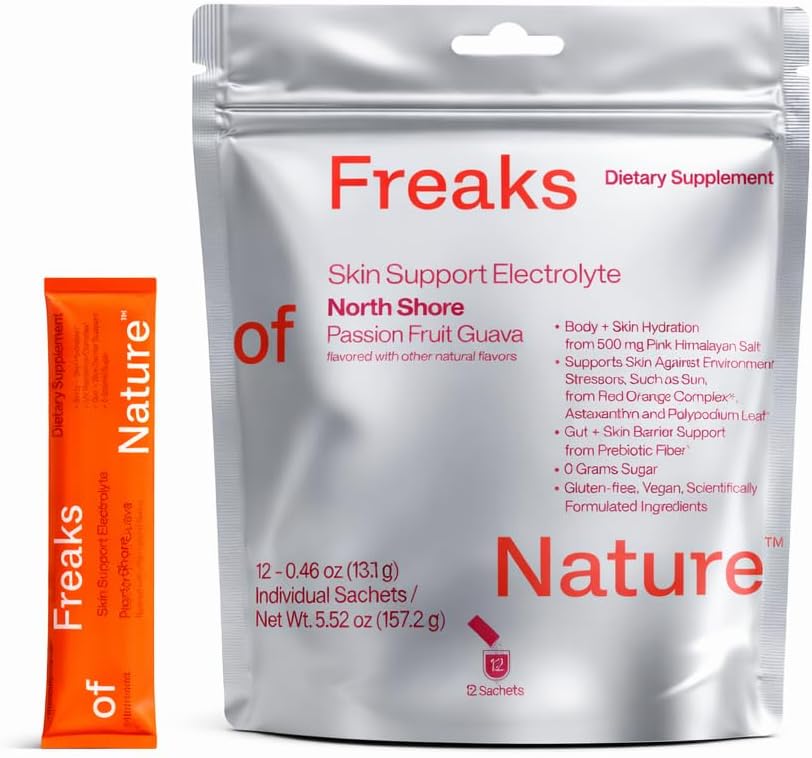 Freaks Of Nature Skin Support Electrolyte Drink Mix 12-Pack