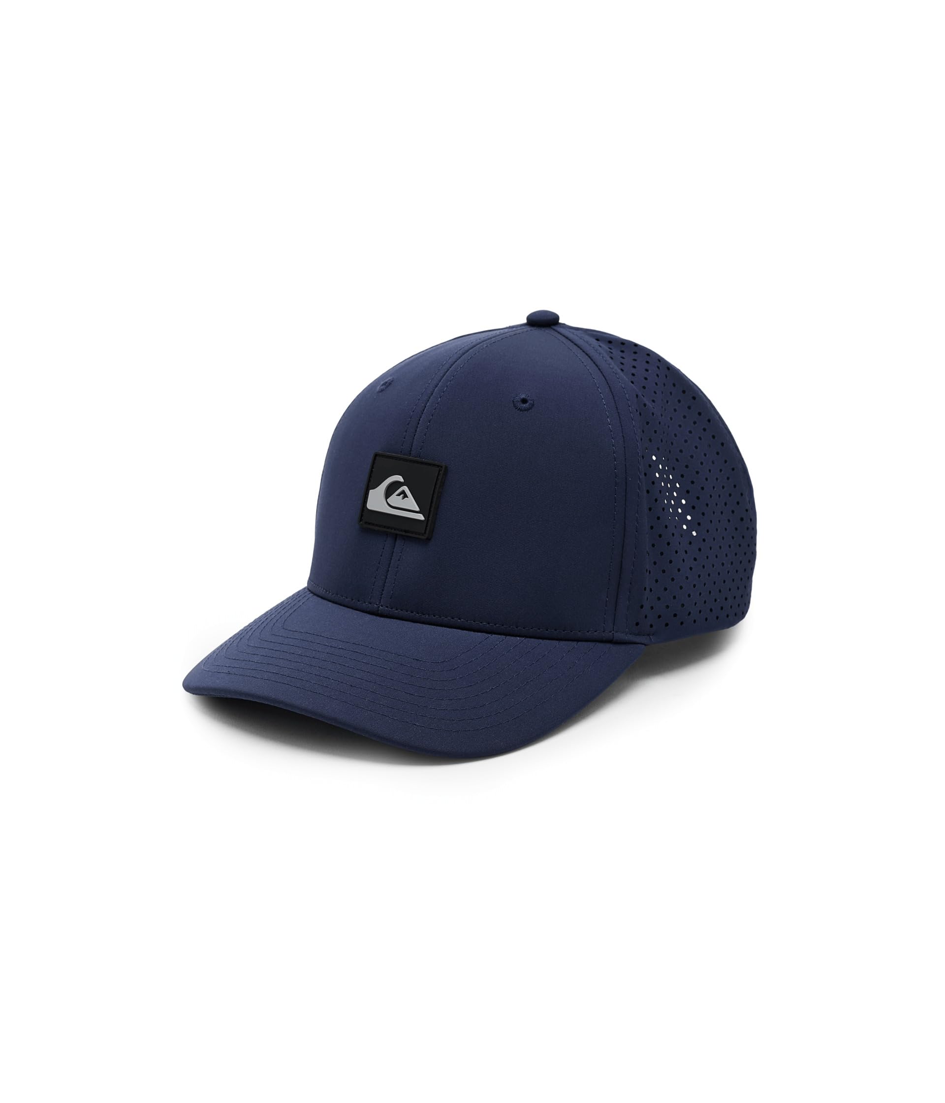 Quiksilver Beach Head Tech Fabric Snapback Hat DKD-Dark Denim OS