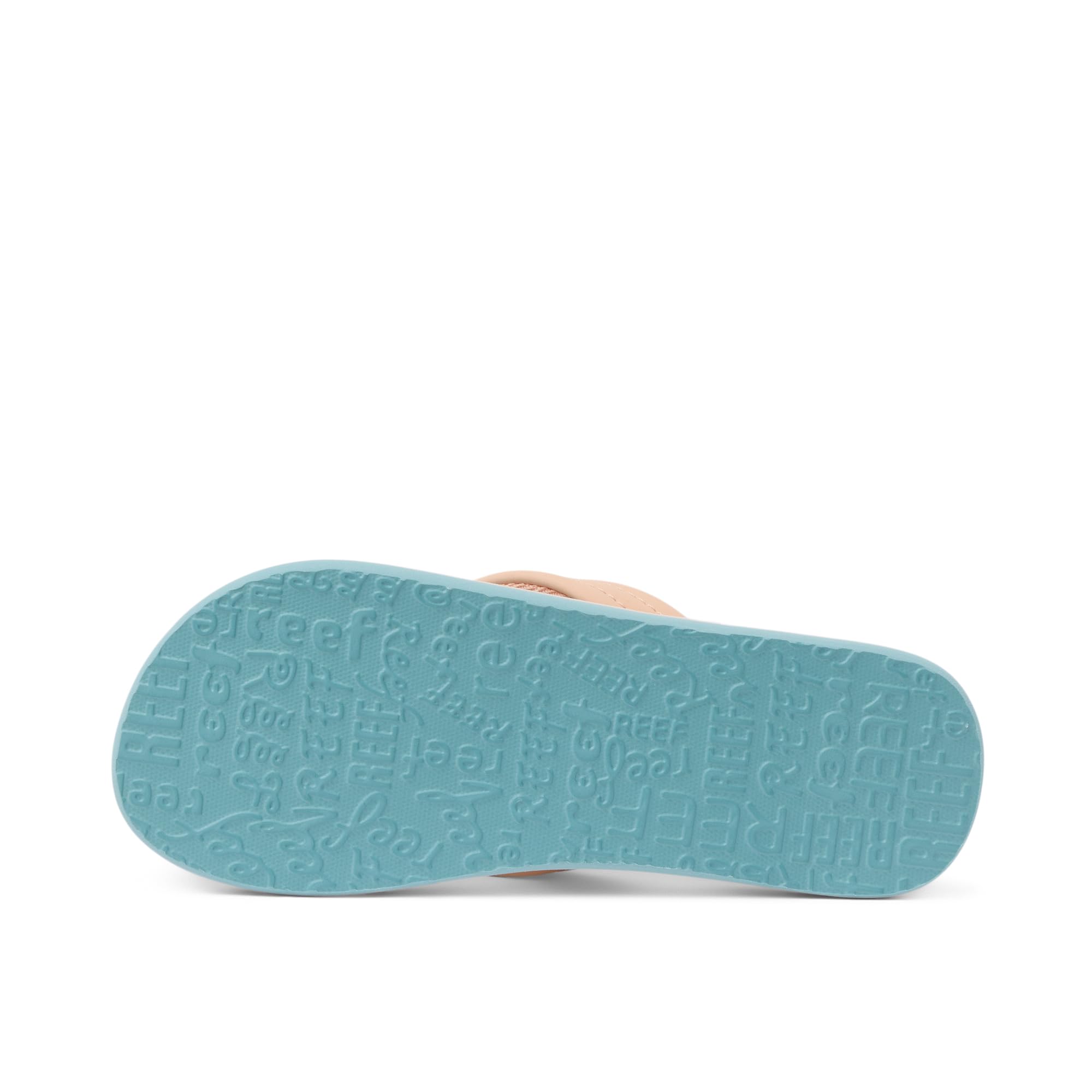 Reef Ahi Girls Sandal Peach-Blue Animal 3 Y