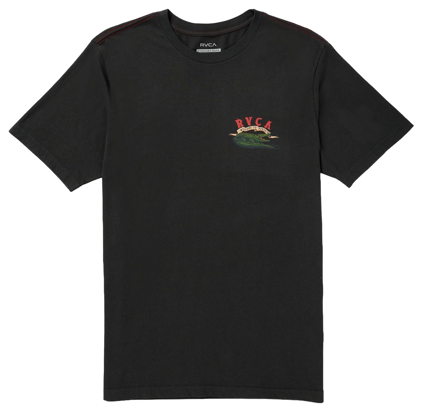 WELCOME TO RVCA SS PTK-PIRATE BLACK L