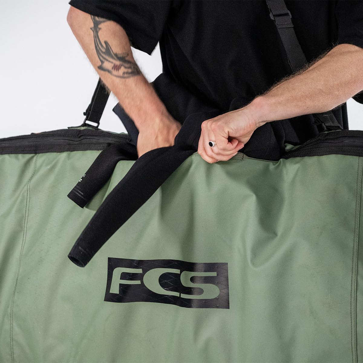 FCS Day-X Mid-Length Travel Bag Alpine 7ft0in