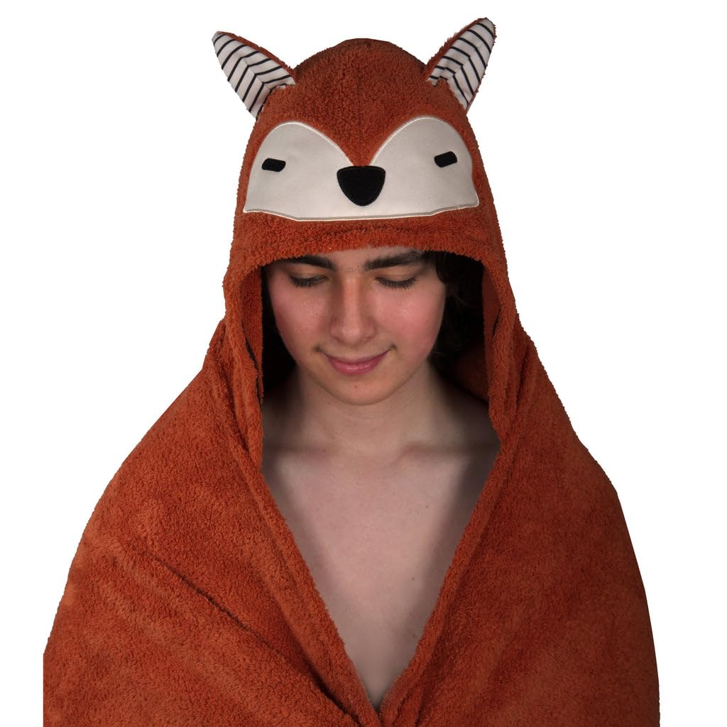 Waci Plush Kids Hooded Towel Assorted