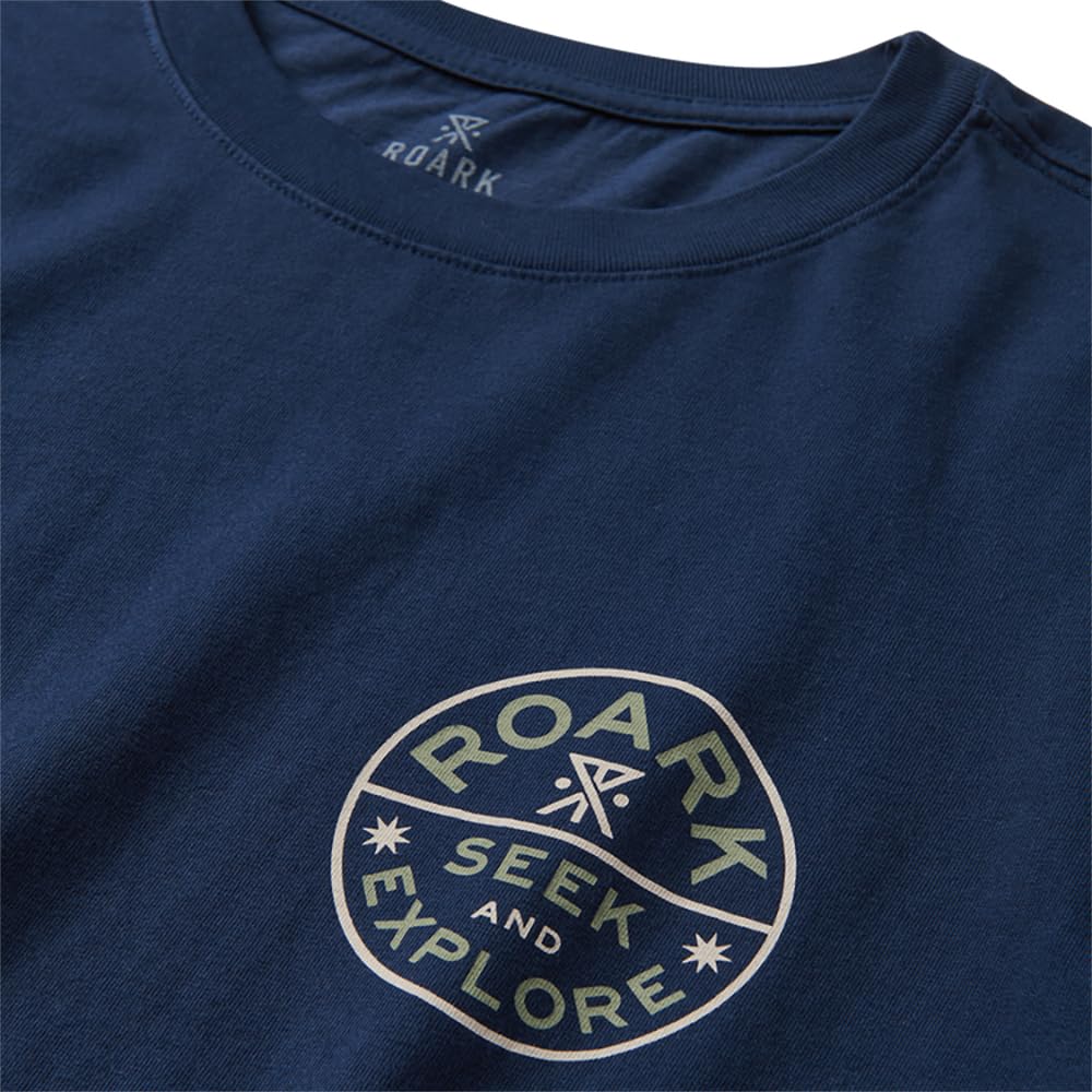 Roark Seek & Explore Signet SS Tee NVY XXXL