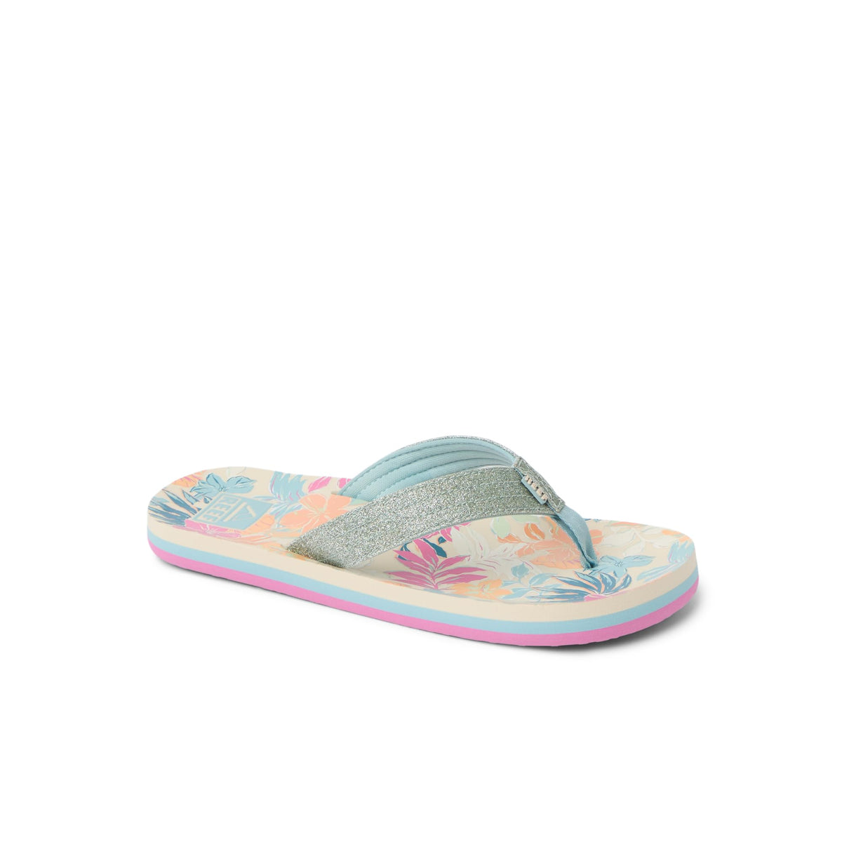 Reef Ahi Girls Sandal Tropical Floral 5 Y