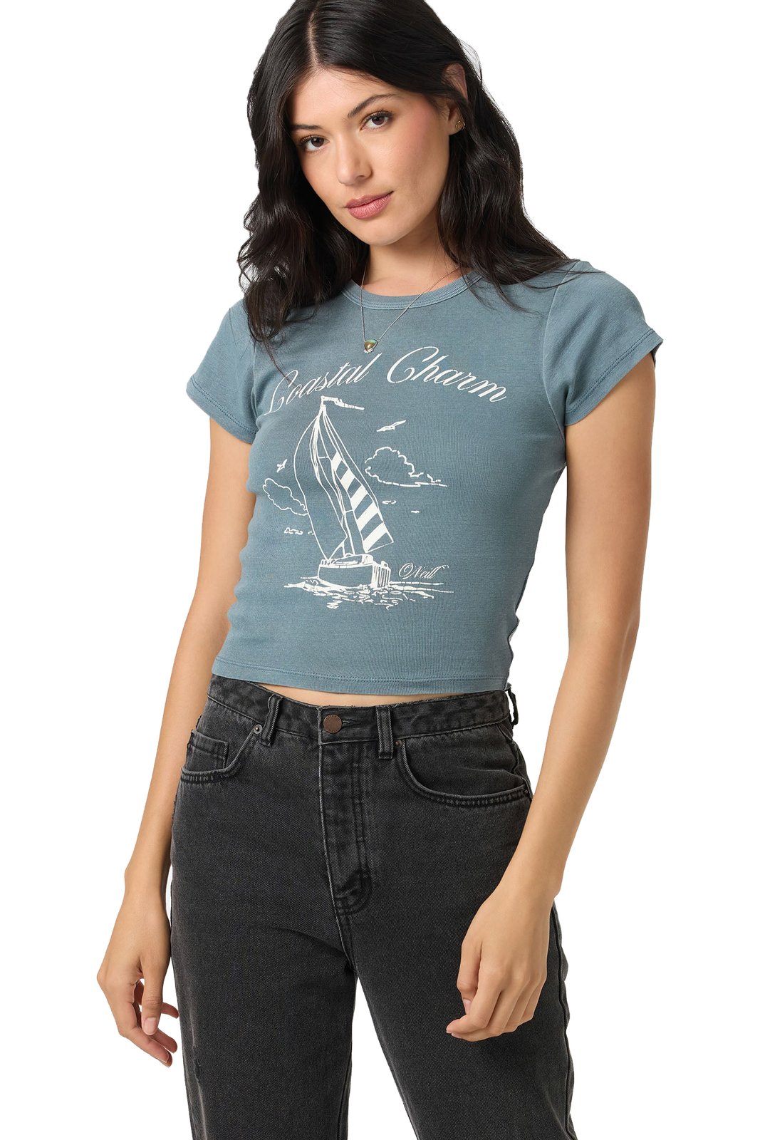 O'Neill Coastal Charm Tee SLT-Slate L
