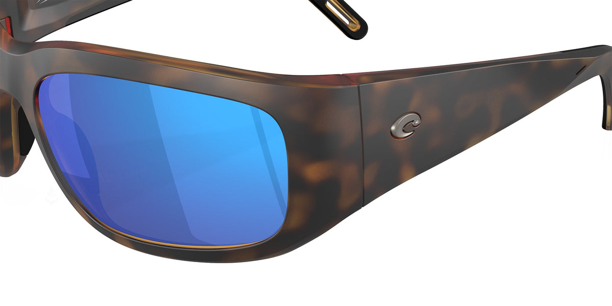 Costa Del Mar Bulley Bait Sunglasses Matte Tortoise Blue Mirror 580G
