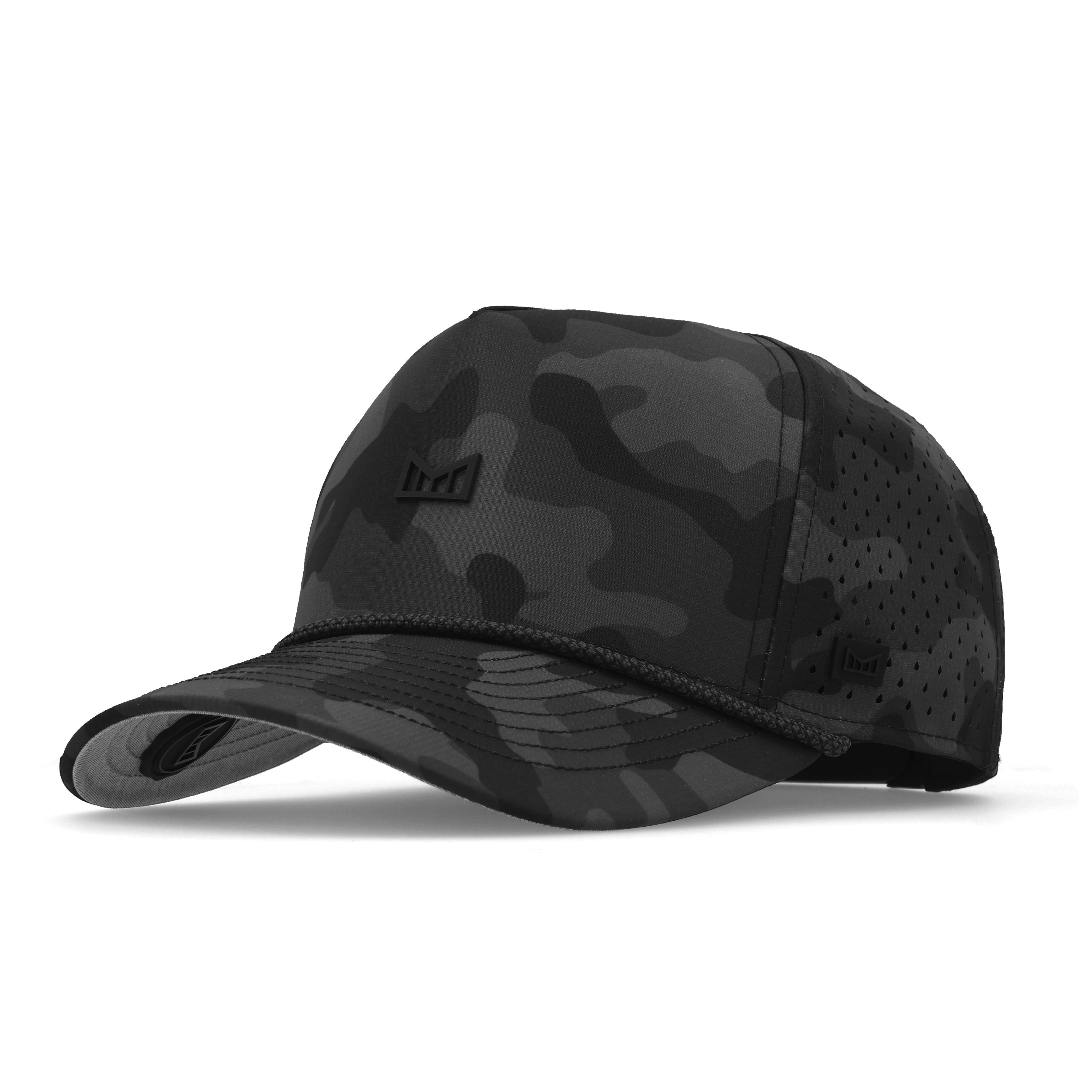Melin Hydro Odyssey Rope Bulls Icon Hat Black C