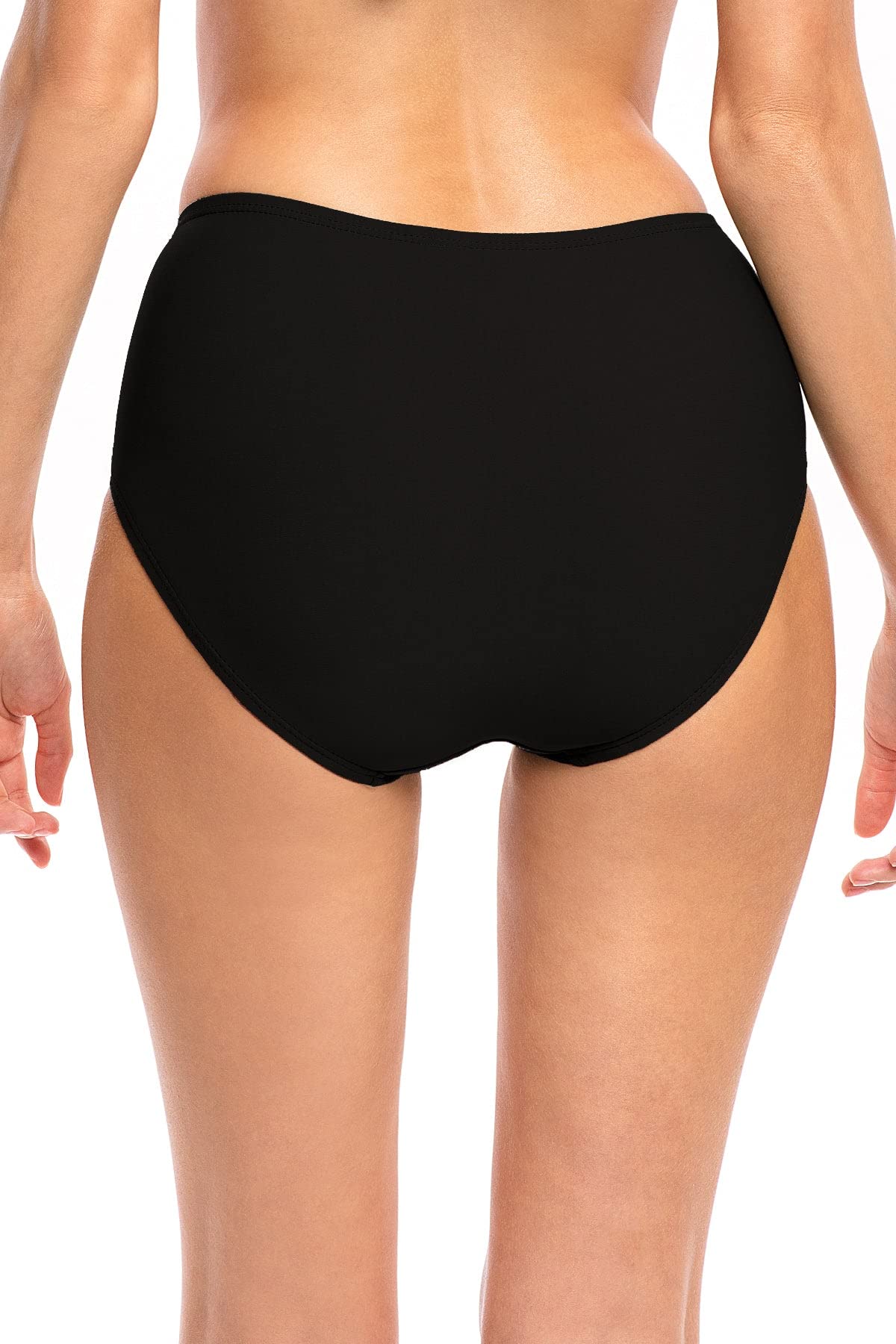H20 Retro Highwaisted Bikini Bottom BLK L