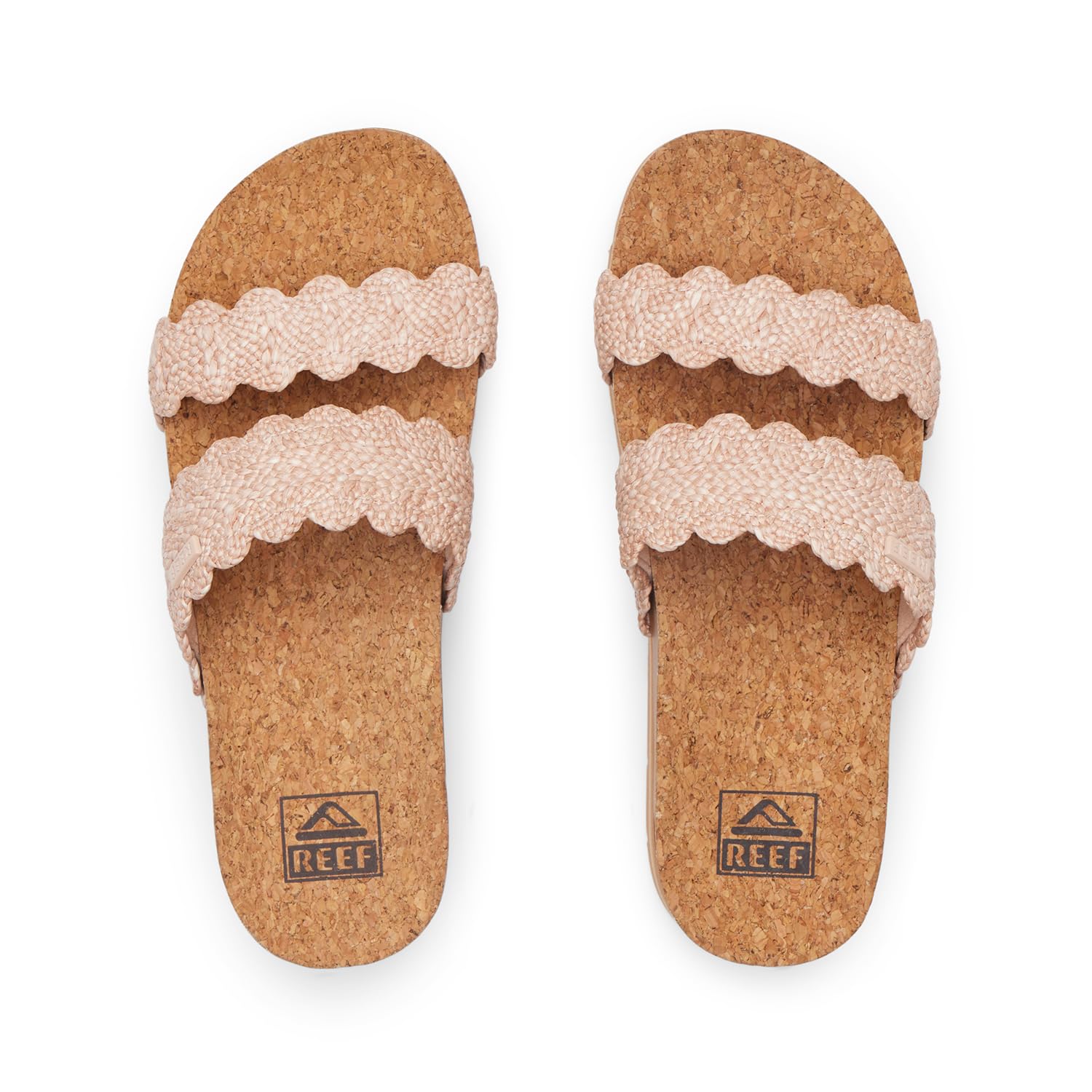 Reef Cushion Vista Higher Womens Sandal Scalloped Rose 9